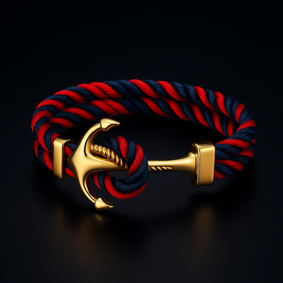 Pulseira com corda Âncora