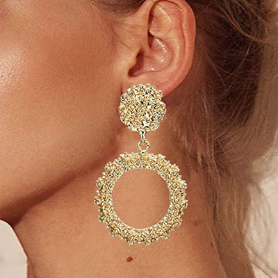 Brincos de argola Fashionable - Transparentes