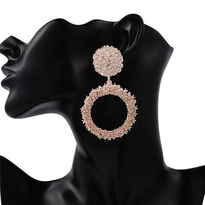 Brincos de argola Fashionable - Transparentes