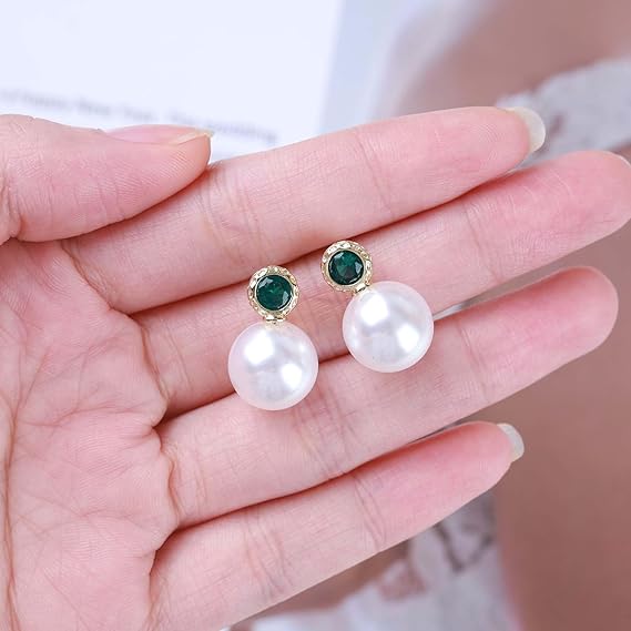 Brincos Emerald Elegance - Emanuela