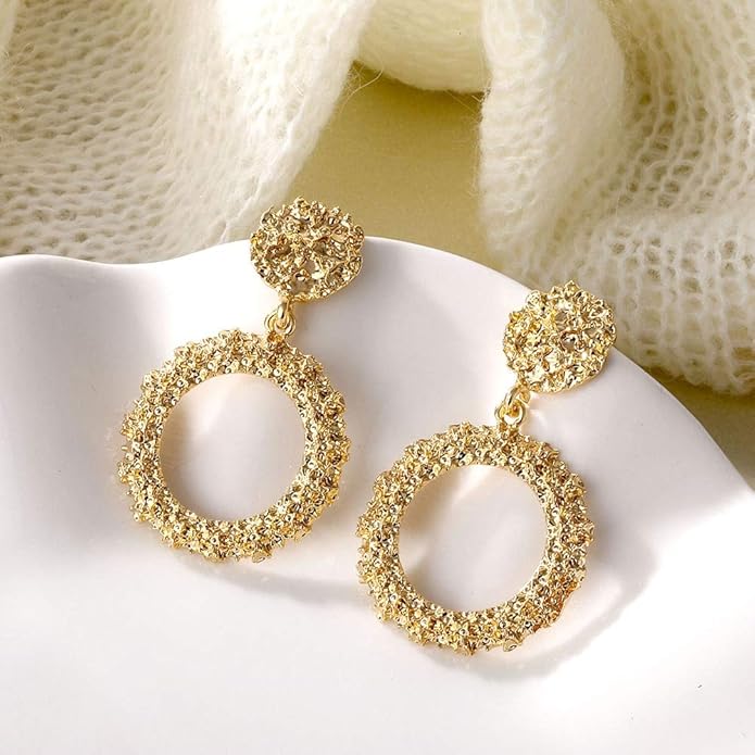 Brincos de argola Fashionable - Transparentes