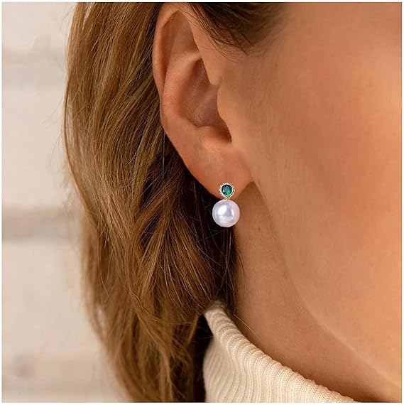 Brincos Emerald Elegance - Emanuela