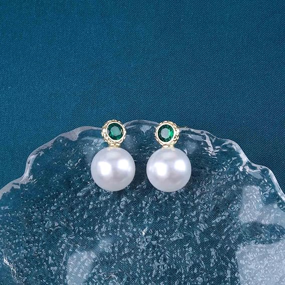 Brincos Emerald Elegance - Emanuela
