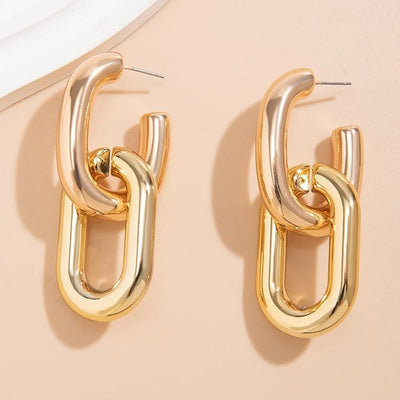 Brincos em forma de gota Bold Link - Lucinda