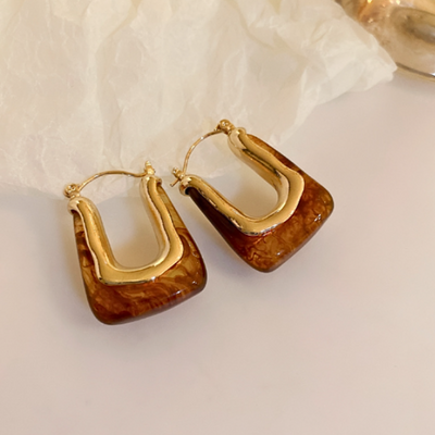 Brincos em arco vintage - Catherine
