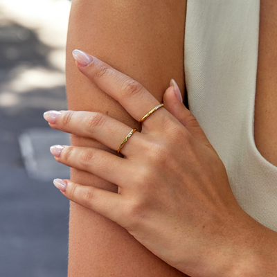 Anel para mulher em ouro – Clara