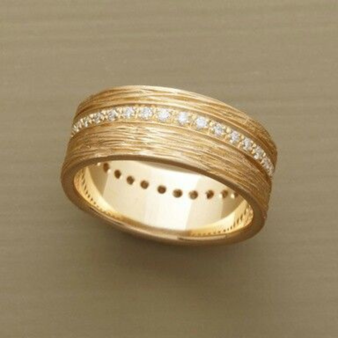 Anel vintage em ouro fino - Kaia