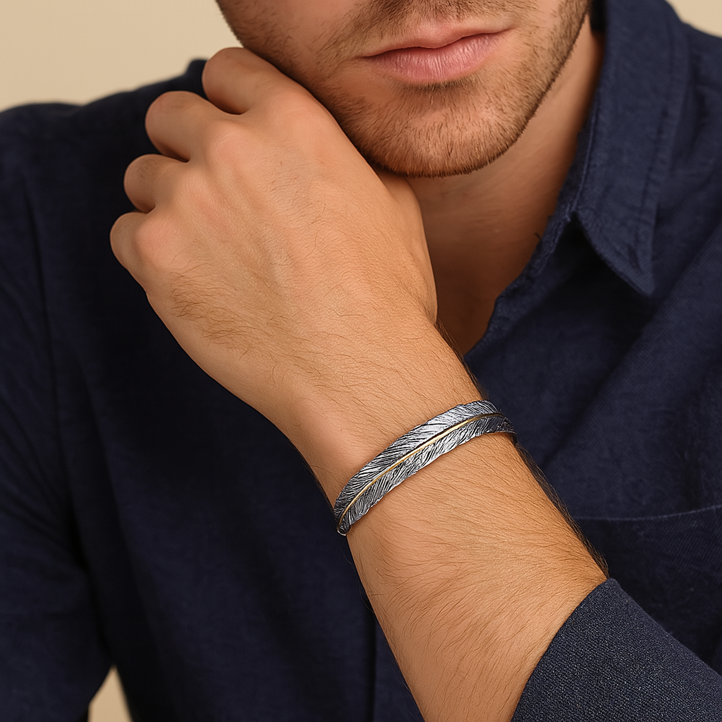 Pulseira de penas do tesouro norueguês