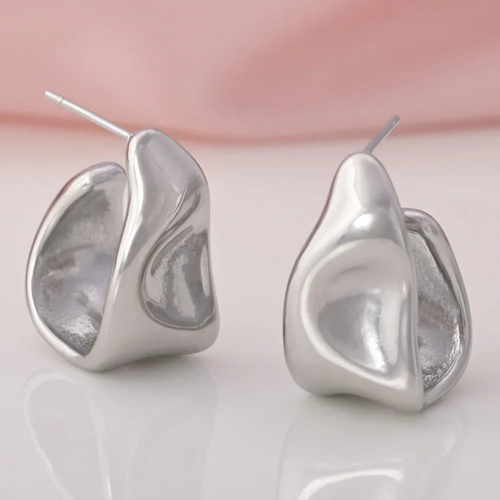 Brincos Molten Crescents - Valeska