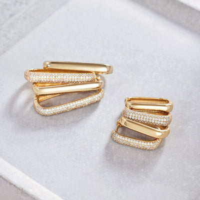 Argolas Icon Pave - Genoveva
