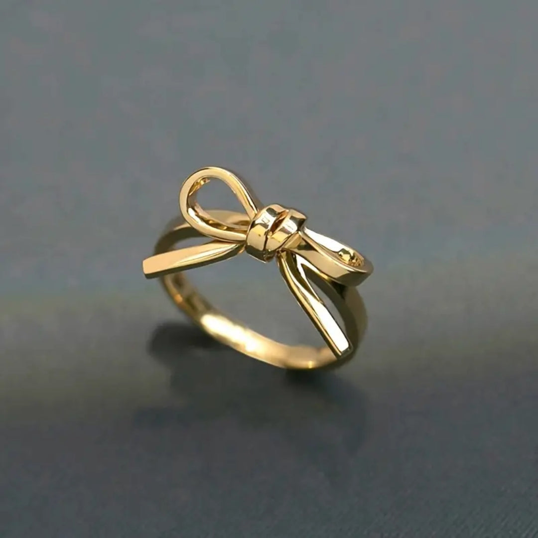 Gravata dourada Anello - Leni