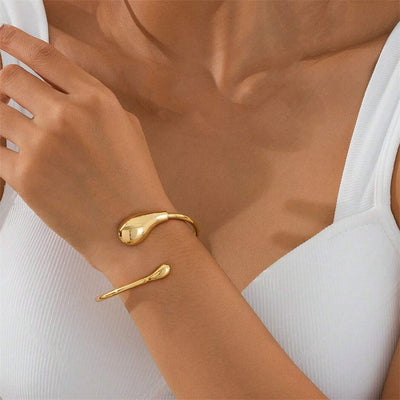 Pulseira minimalista para mulher com gota cintilante - Lunaria