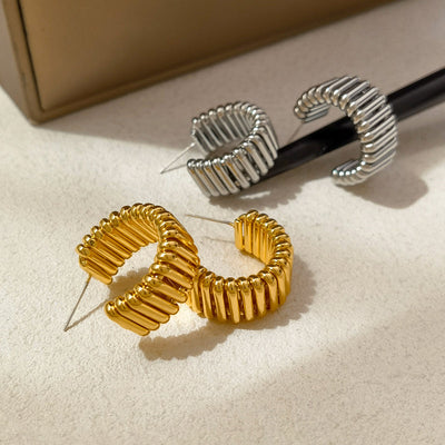 Brincos Glamour Coils - Camilla