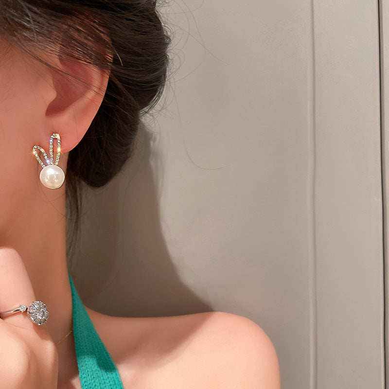 Coelhinha Brincos Pearls - Flavia