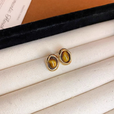 Brincos de ouro em forma de lágrima - Noura