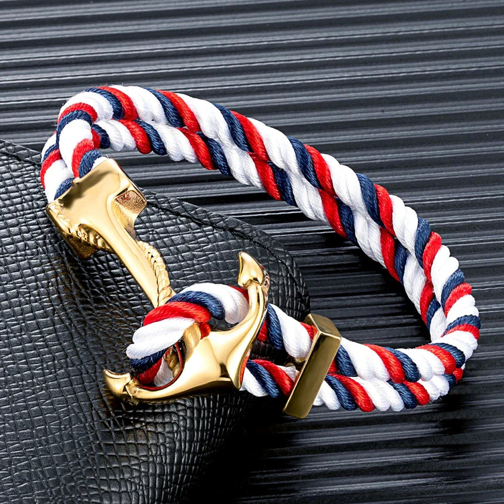 Pulseira com corda Âncora