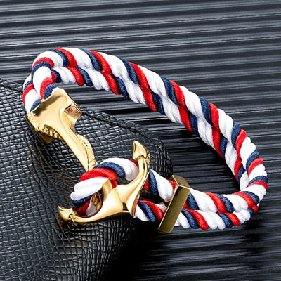 Pulseira com corda Âncora