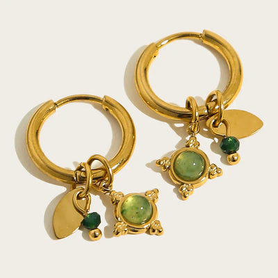 Brincos com argola Mystic Star Charm - Salma