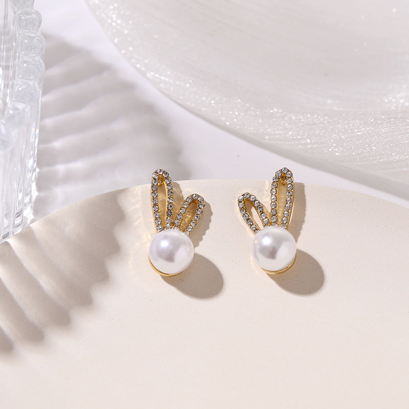 Coelhinha Brincos Pearls - Flavia