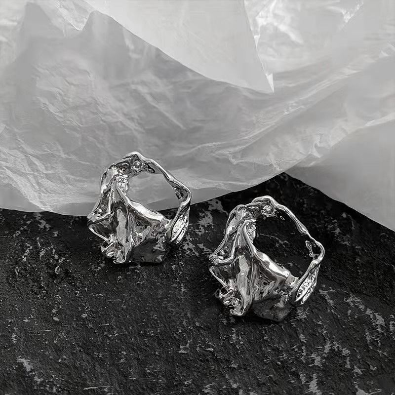 Brincos Scrunchy Elegance - Sahara