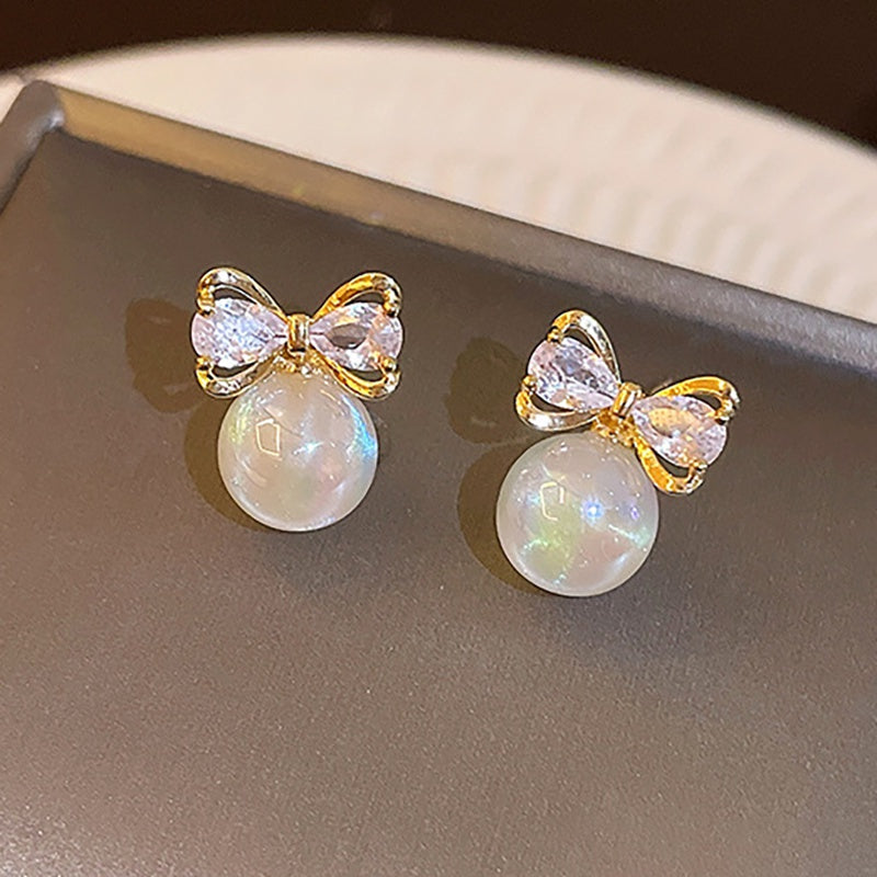 Flocos de pérolas Brincos - Jade