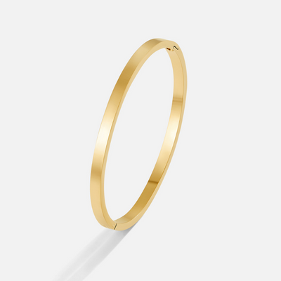 Pulseira rígida minimalista com fecho invisível - Loredana