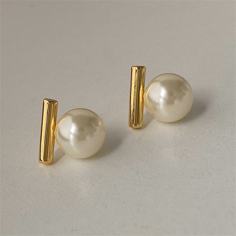 Brincos com pérolas
