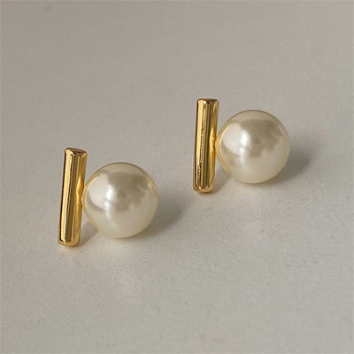 Brincos com pérolas