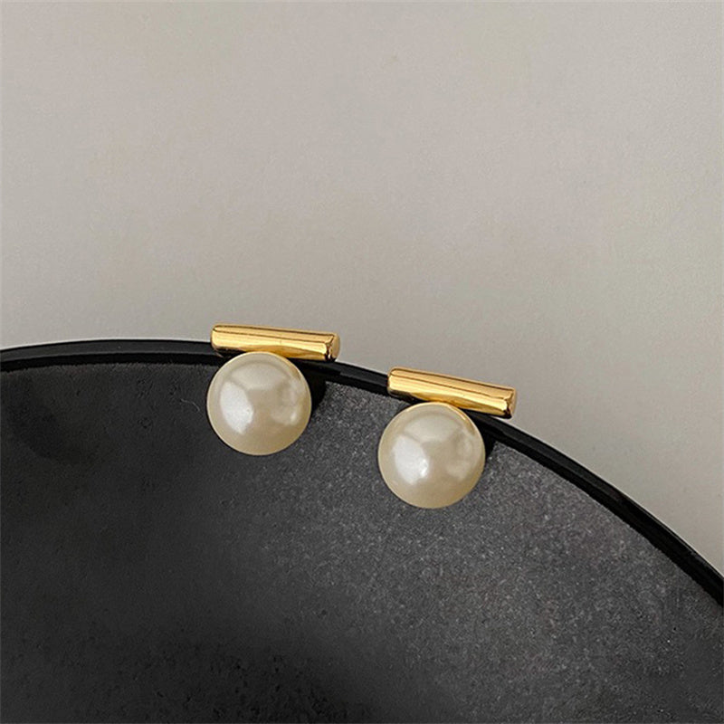 Brincos com pérolas