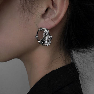 Brincos Scrunchy Elegance - Sahara