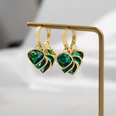 Brincos Glitz Esmeralda - Yasmina