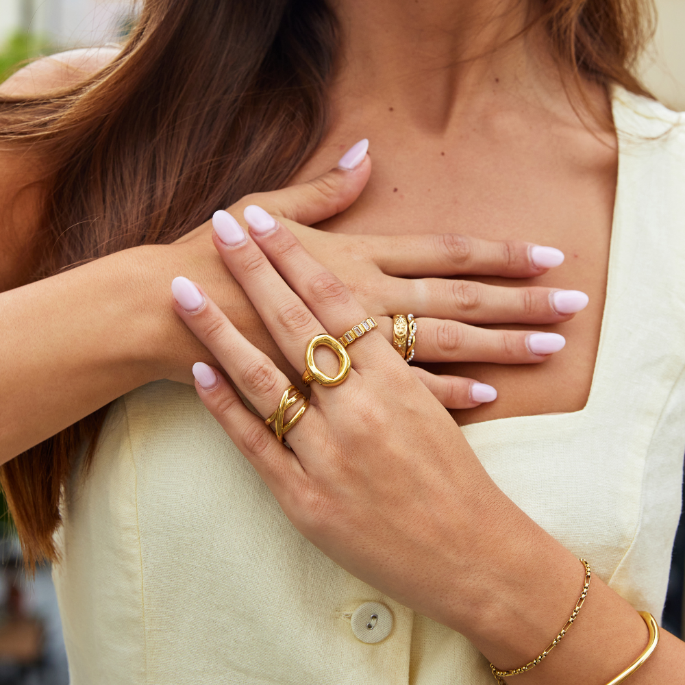 Anel para mulher em ouro – Zélia