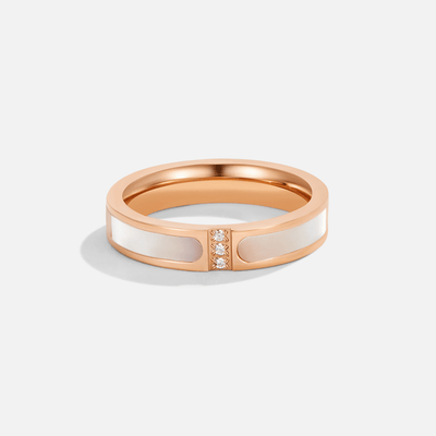 Anel em ouro rosa – Gaia