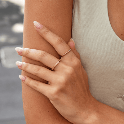 Anel para mulher em ouro – Sílvia
