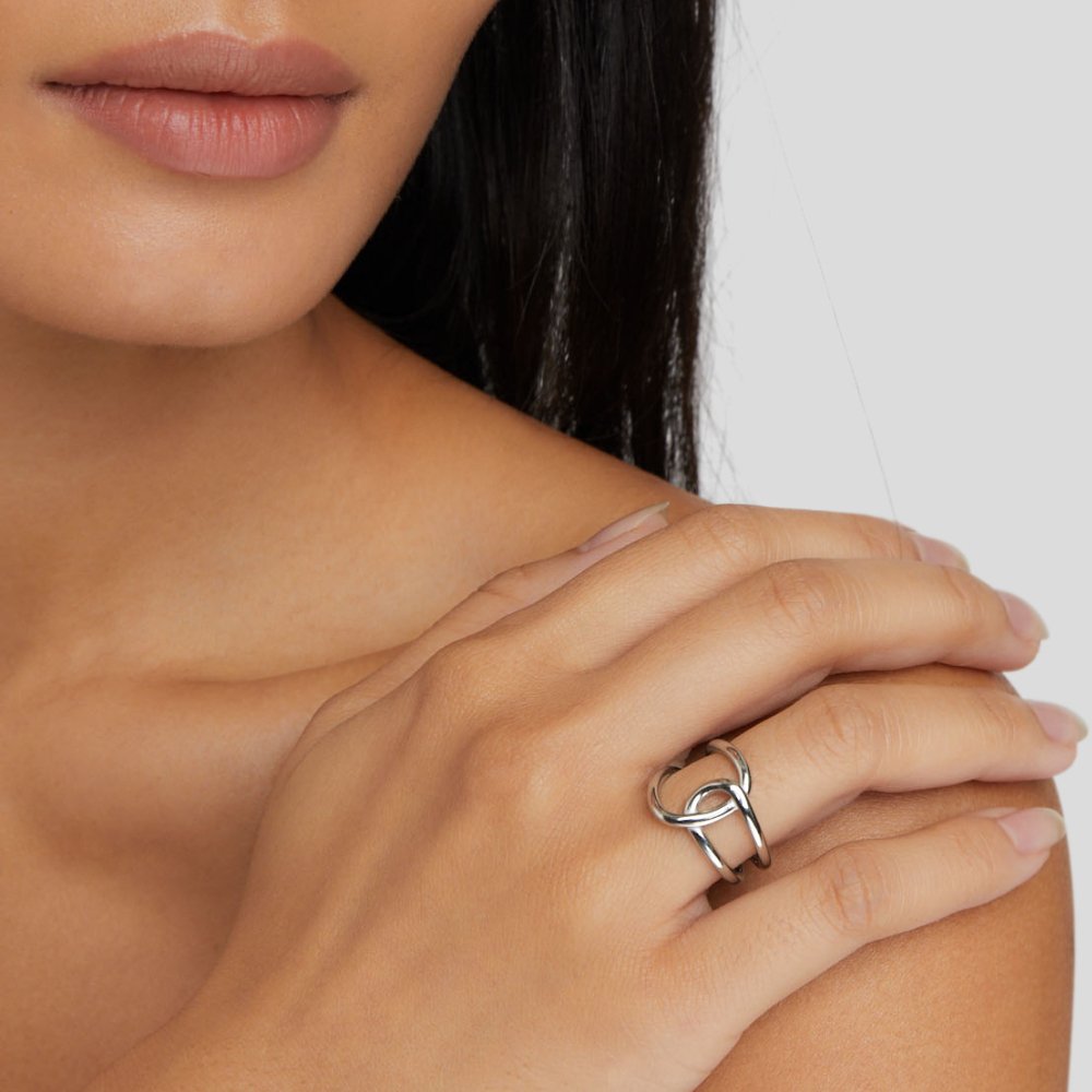 Anel para mulher em prata – Sílvia