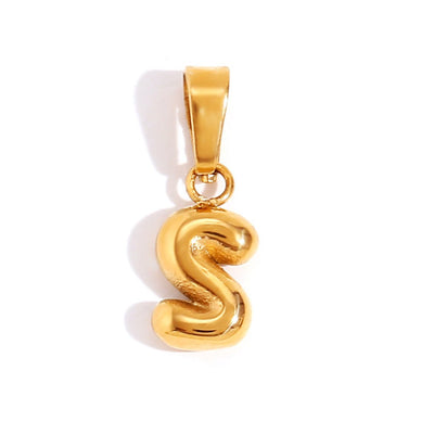 Colar sofisticado com letras em forma de bolha - Phaedra
