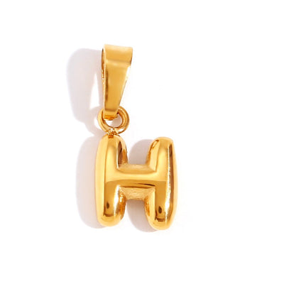 Colar sofisticado com letras em forma de bolha - Phaedra
