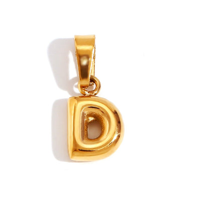 Colar sofisticado com letras em forma de bolha - Phaedra