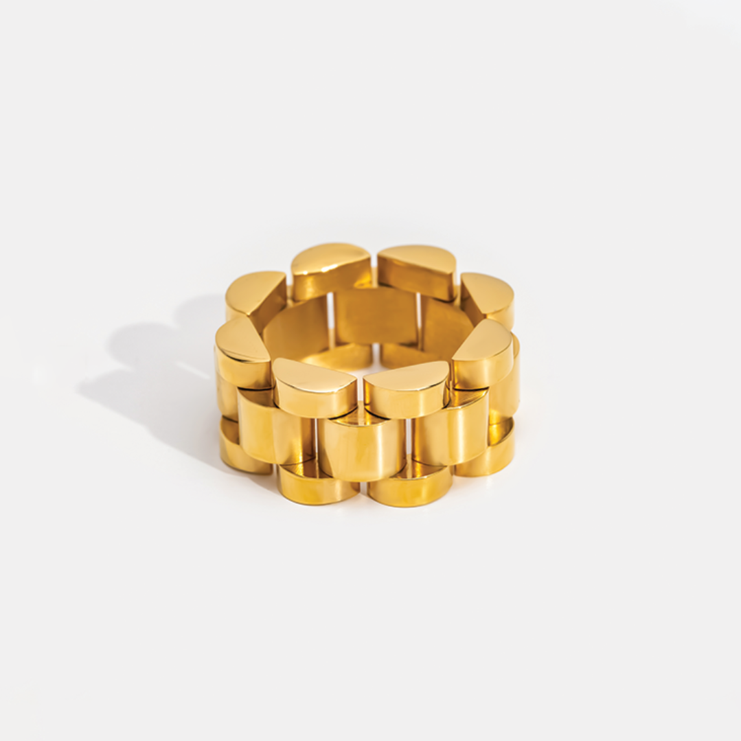 Colar para mulher com corrente robusta em ouro – Carla