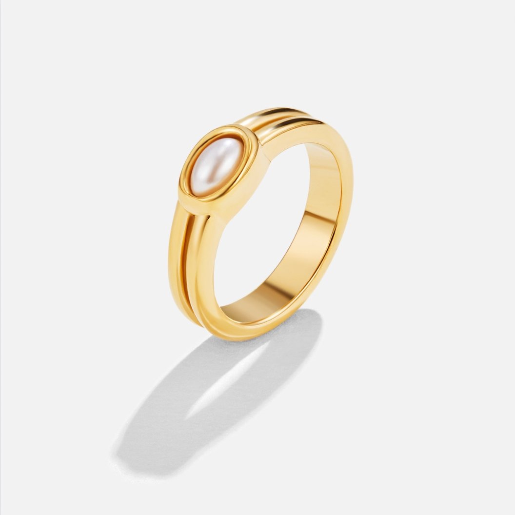 Anel para mulher design robusto em ouro – Xuxa