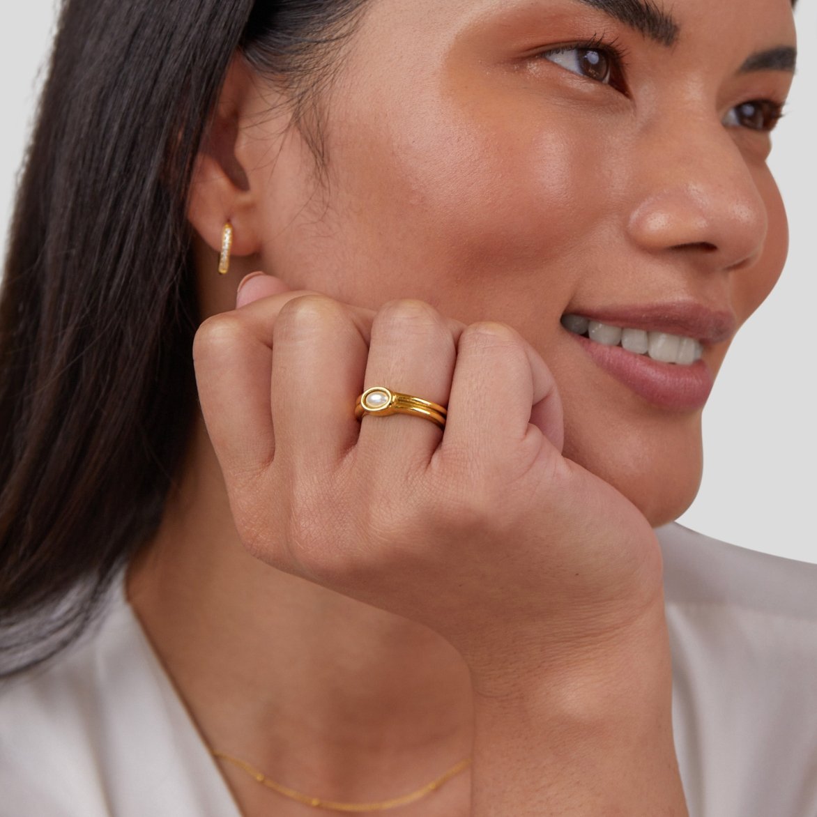 Anel para mulher design robusto em ouro – Xuxa
