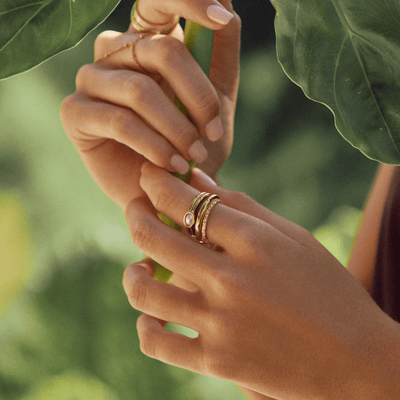 Anel para mulher design robusto em ouro – Xuxa