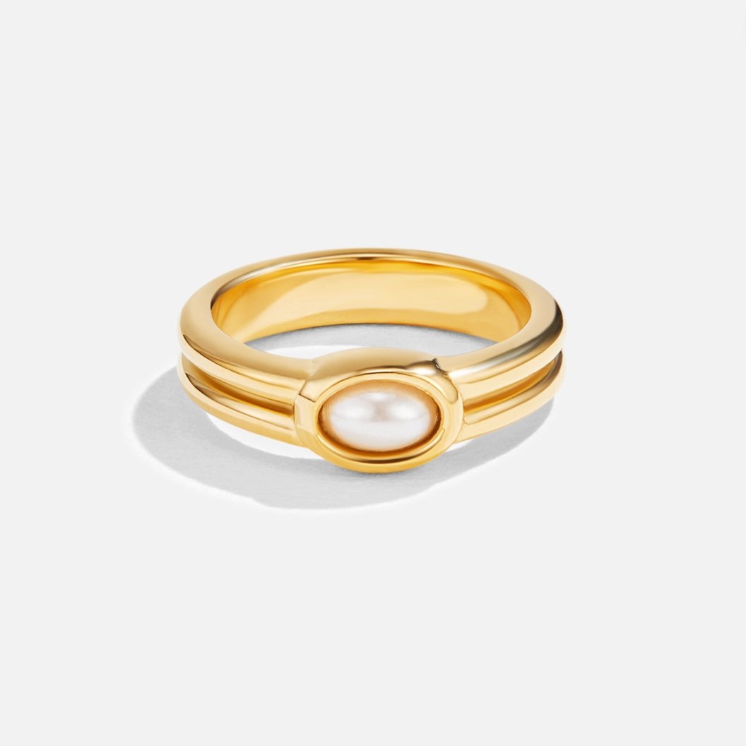 Anel para mulher design robusto em ouro – Xuxa