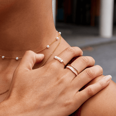 Anel para mulher com pérola – Raquel