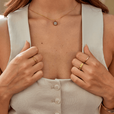 Anel para mulher em ouro – Carmo