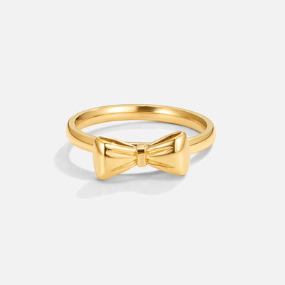 Anel para mulher com laço em ouro – Eleonora