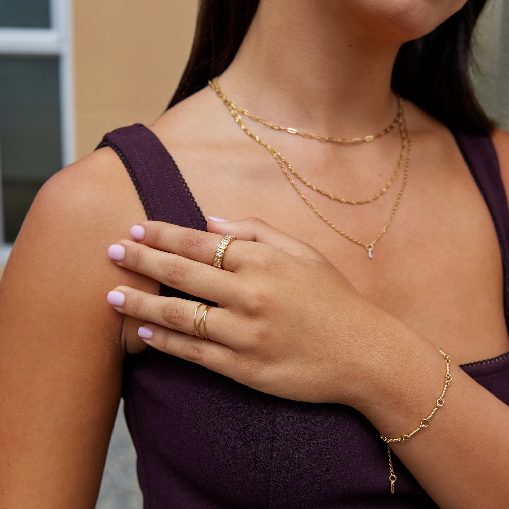 Anel para mulher com cristais – Tatiana