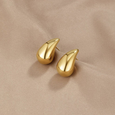 Brincos de ouro em gota Ame - Ondina