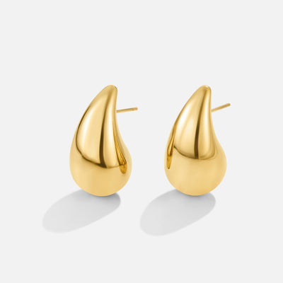 Brincos de ouro em gota Ame - Ondina