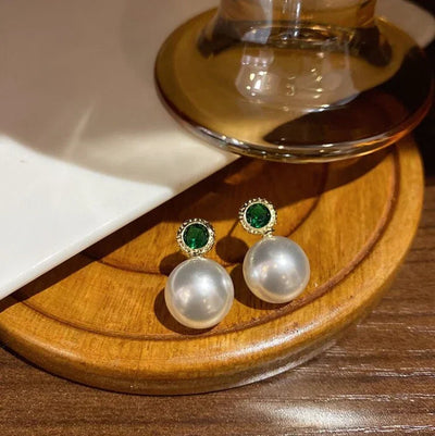 Brincos Emerald Elegance - Emanuela